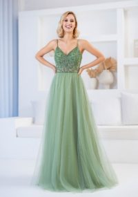 StudioAgnes-spolecenske-saty-ackovy-strih-tylová-sukne-trpytive-AL5051-zelene-Peppermint-Green_1